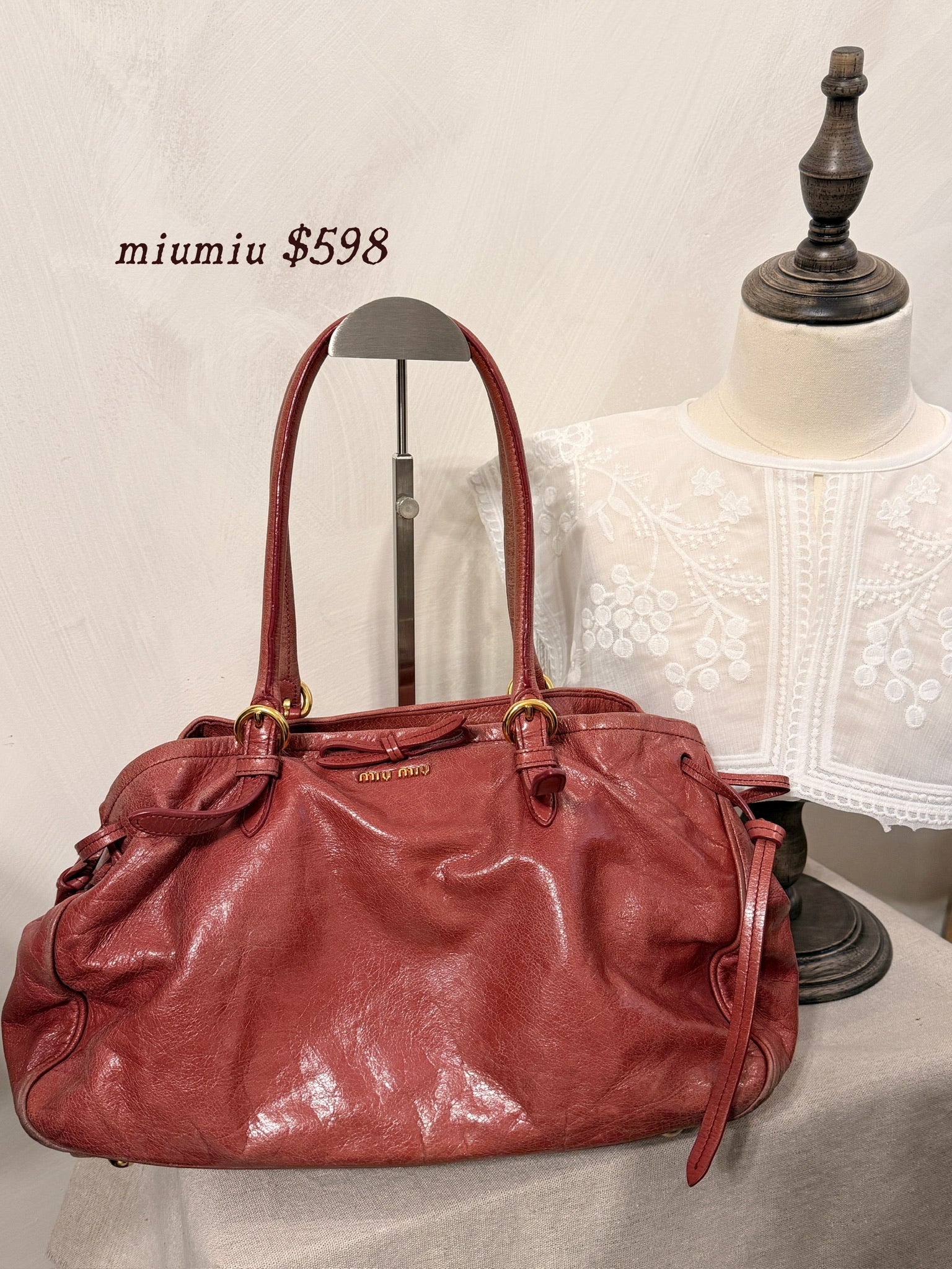 MiuMiu Bordeaux Affair Bag
