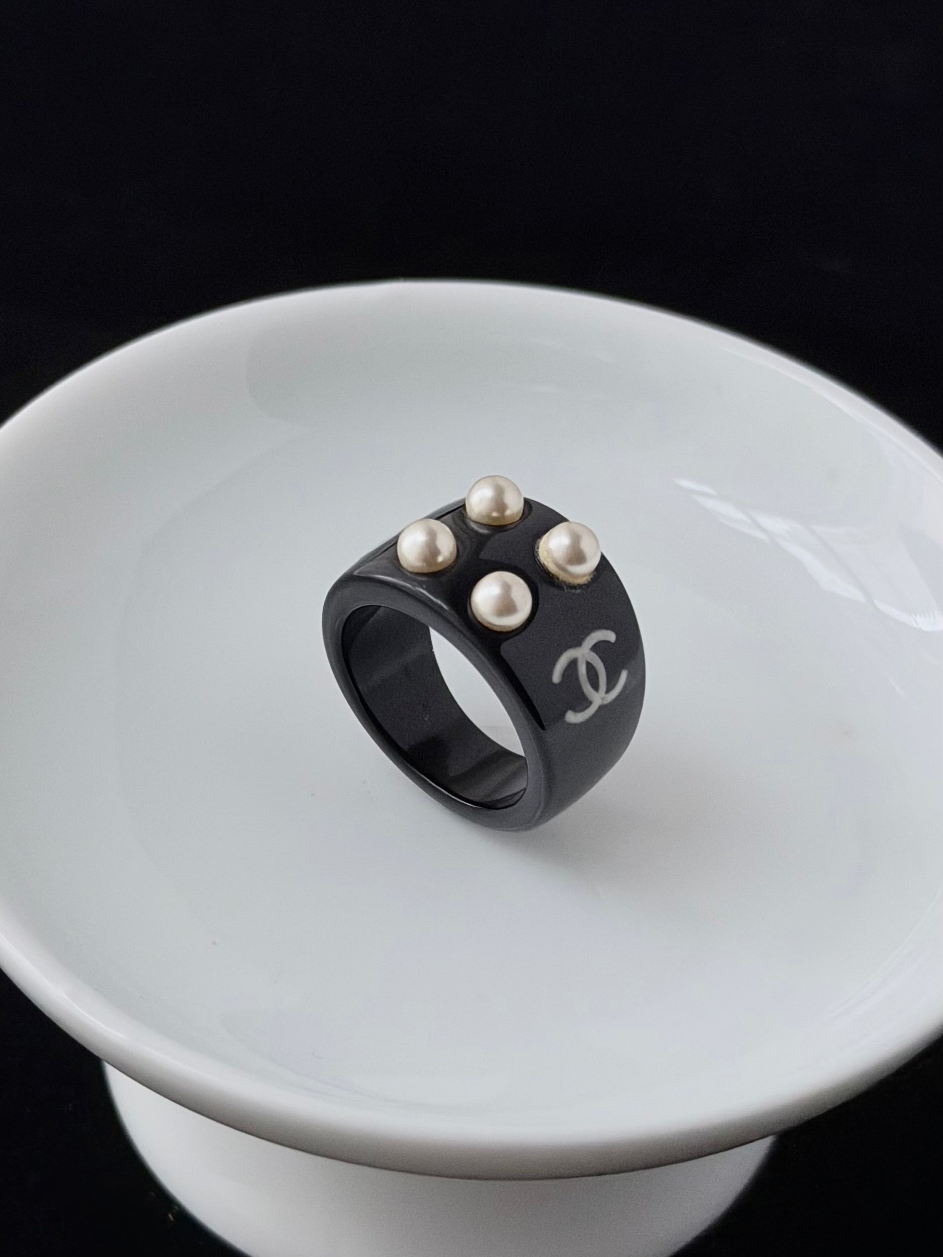Chanel Pearl Ring