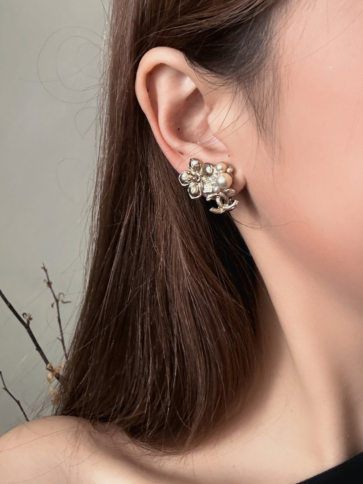 Chanel Pearl Camellia - Clip