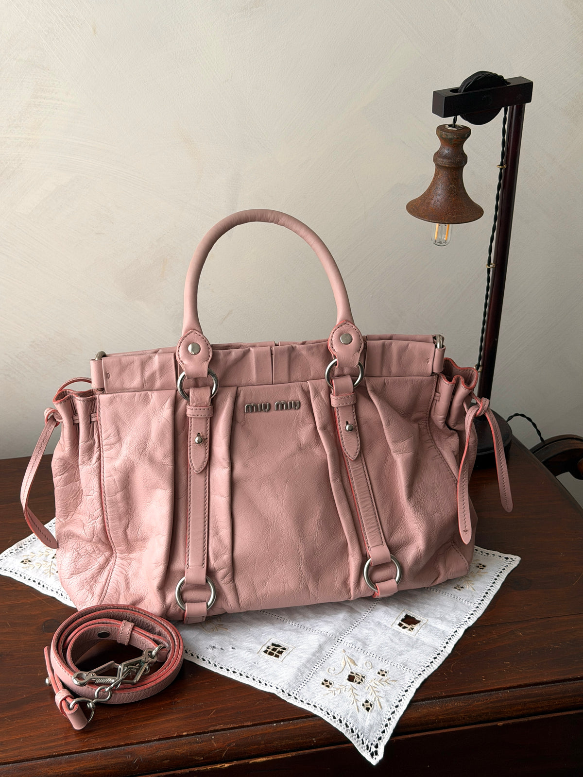 MiuMiu Pink Fold