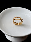 Dior Chaîne Dorée Bague - US 5.5