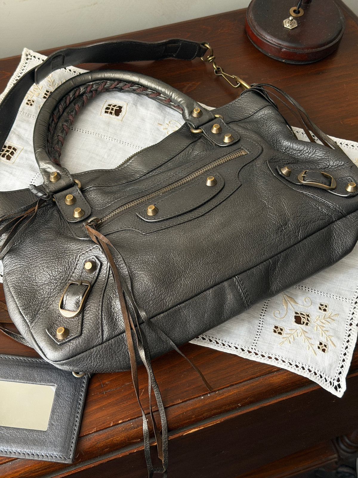 Balenciaga Noir Moto Héritage