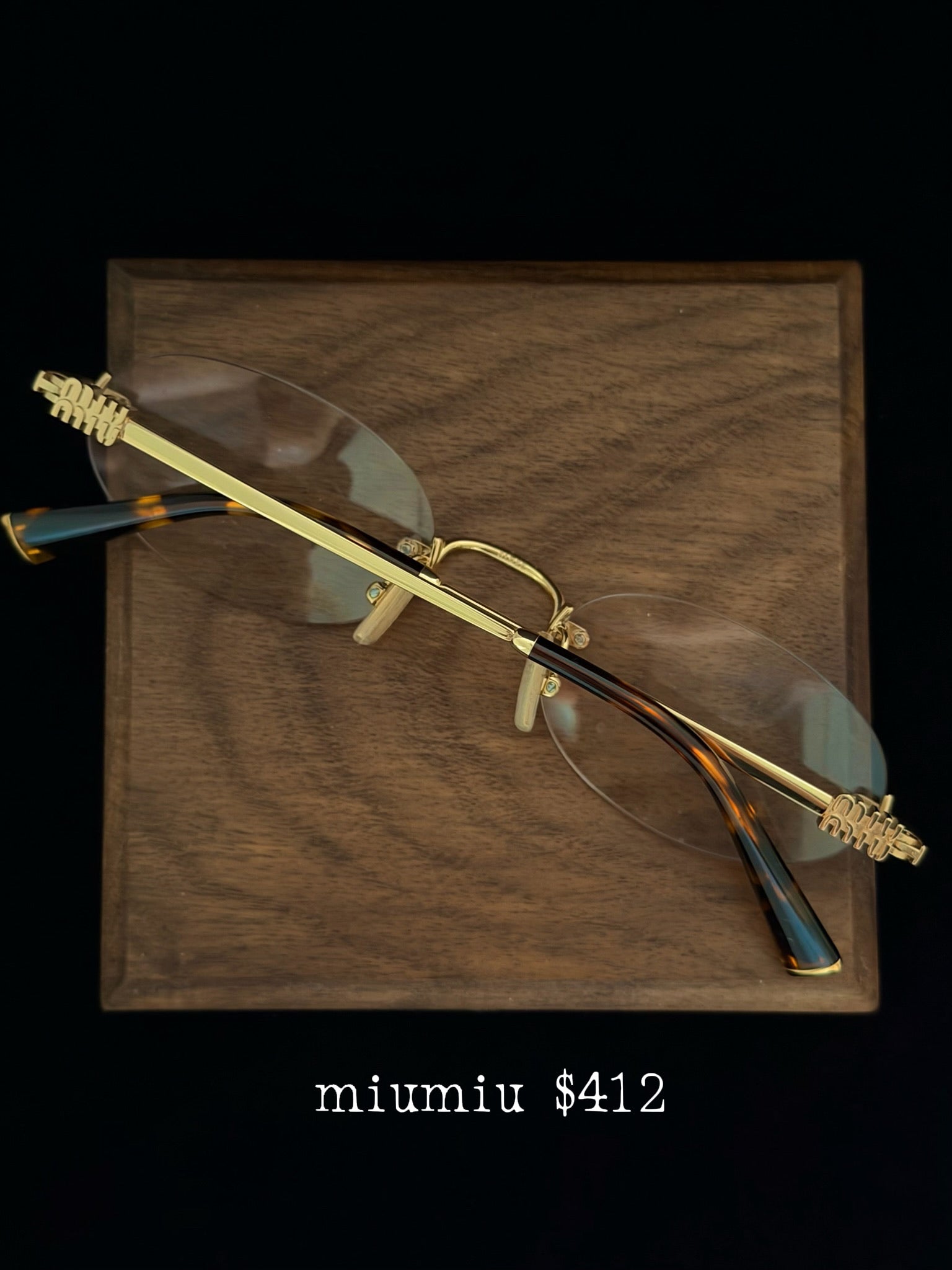 MiuMiu Golden Muse Frames