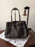 Bottega Veneta Espresso Woven Heritage