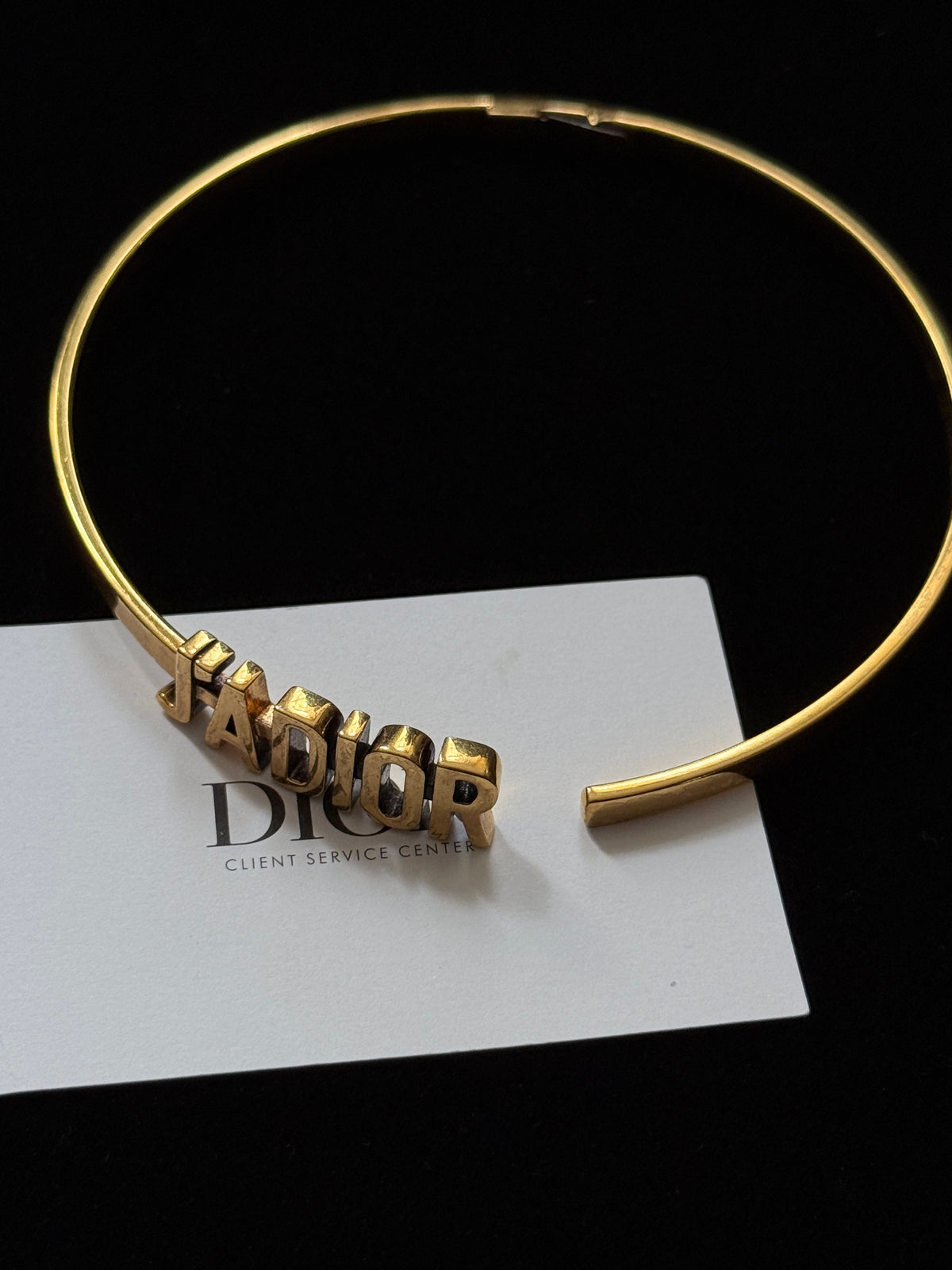 Dior Collier Doré