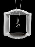 Tiffany Silver Heart Silhouette