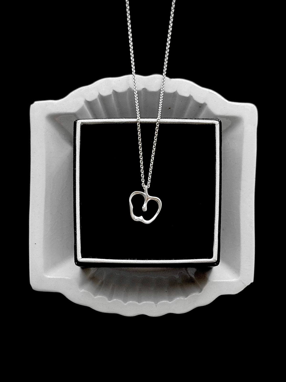 Tiffany Silver Heart Silhouette