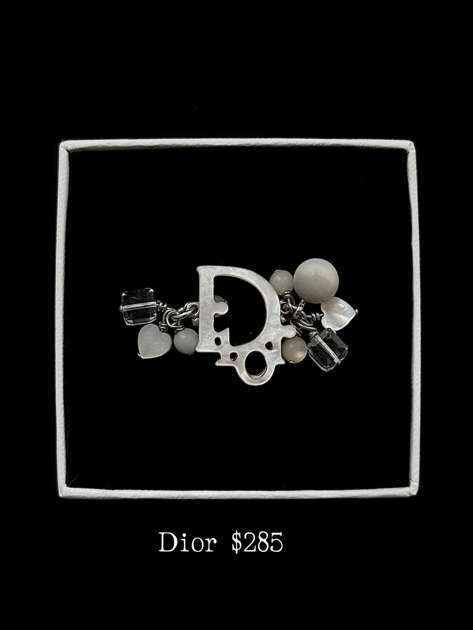 Dior Pearl Charm Initial