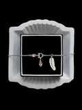 Dior Rose Feather Charm