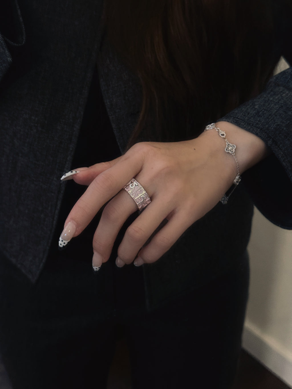 Dior Pink Monogram Band