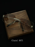 Chanel Silver Rimless