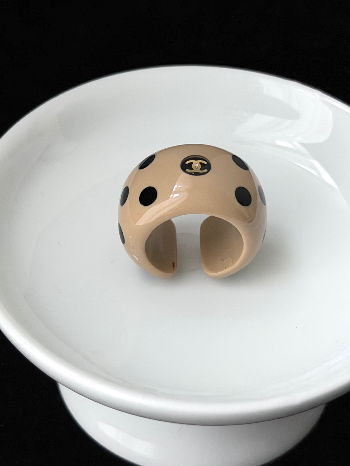Chanel Polka Dot Ring