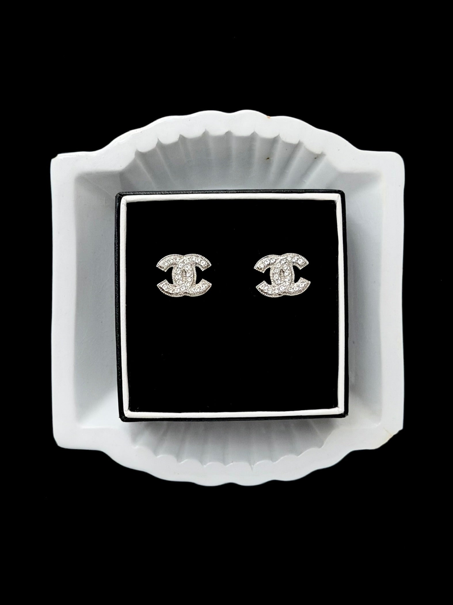 Chanel CC Studs