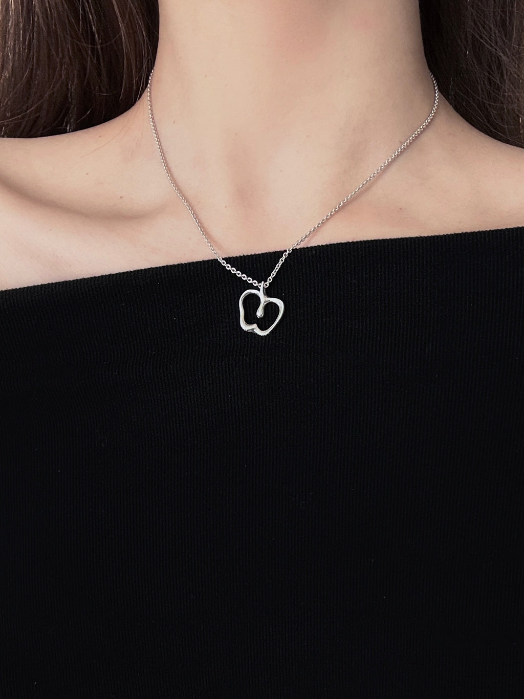 Tiffany Silver Heart Silhouette
