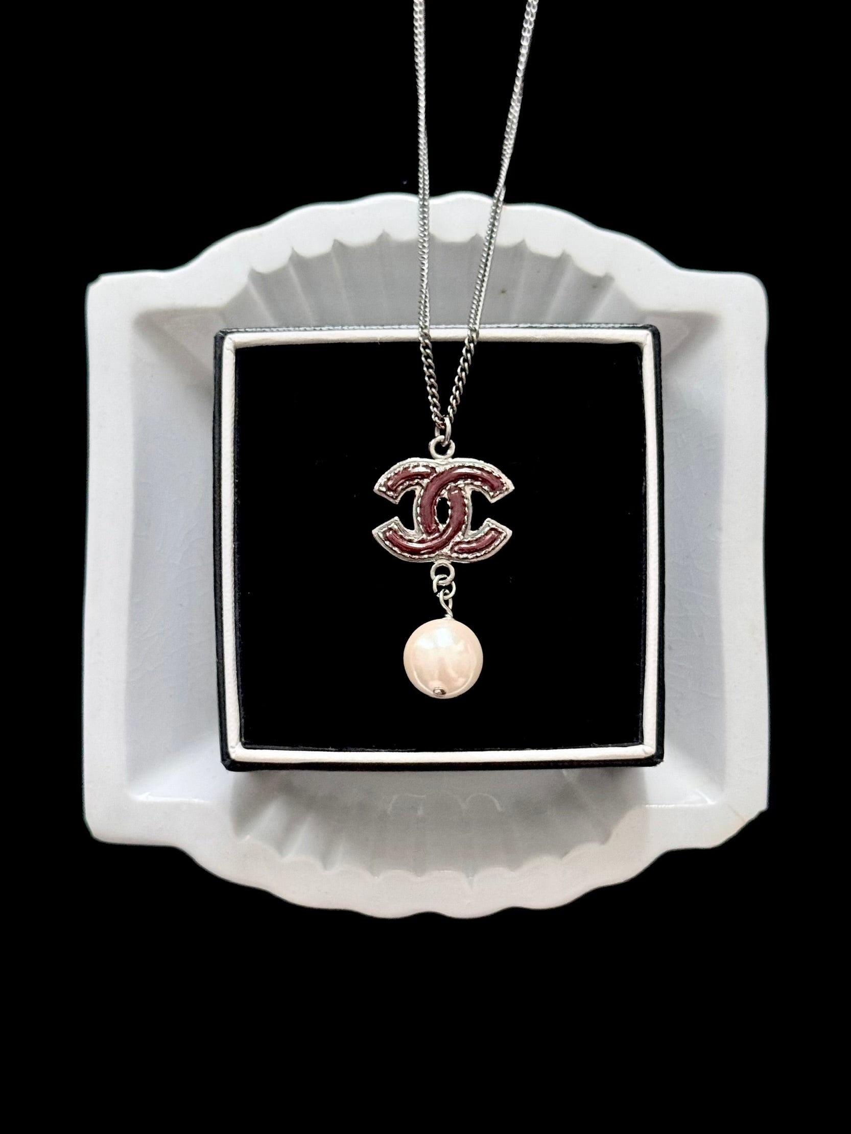 Chanel Burgundy Pearl