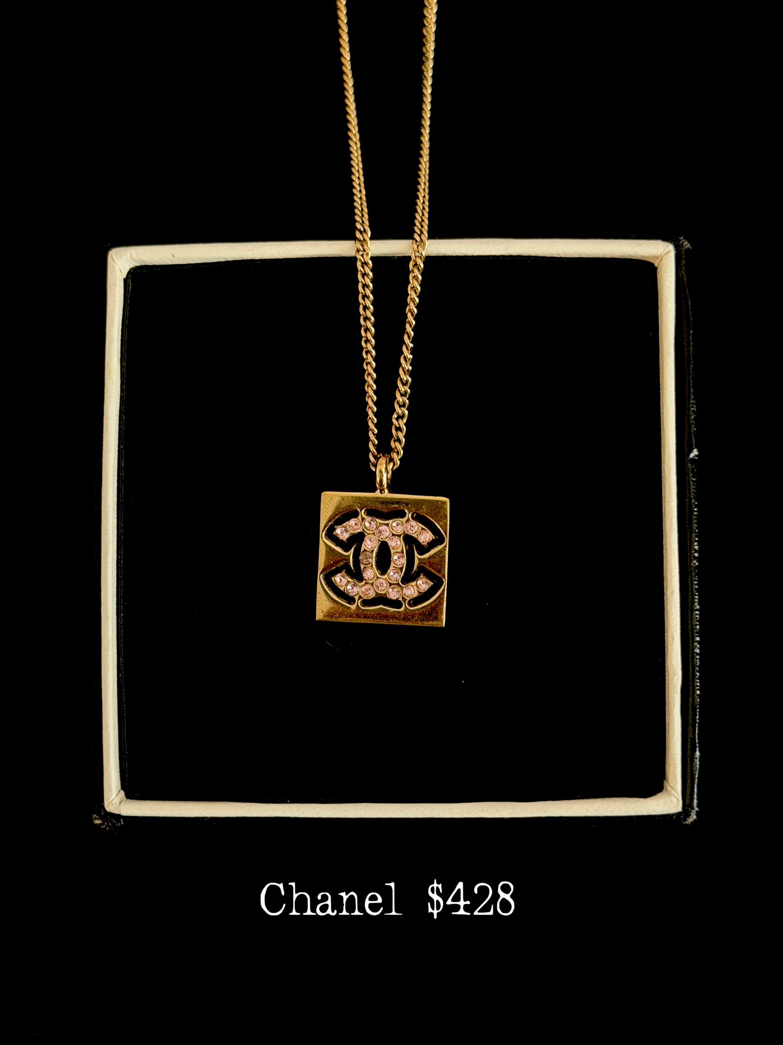 Chanel Pink CC Pendant
