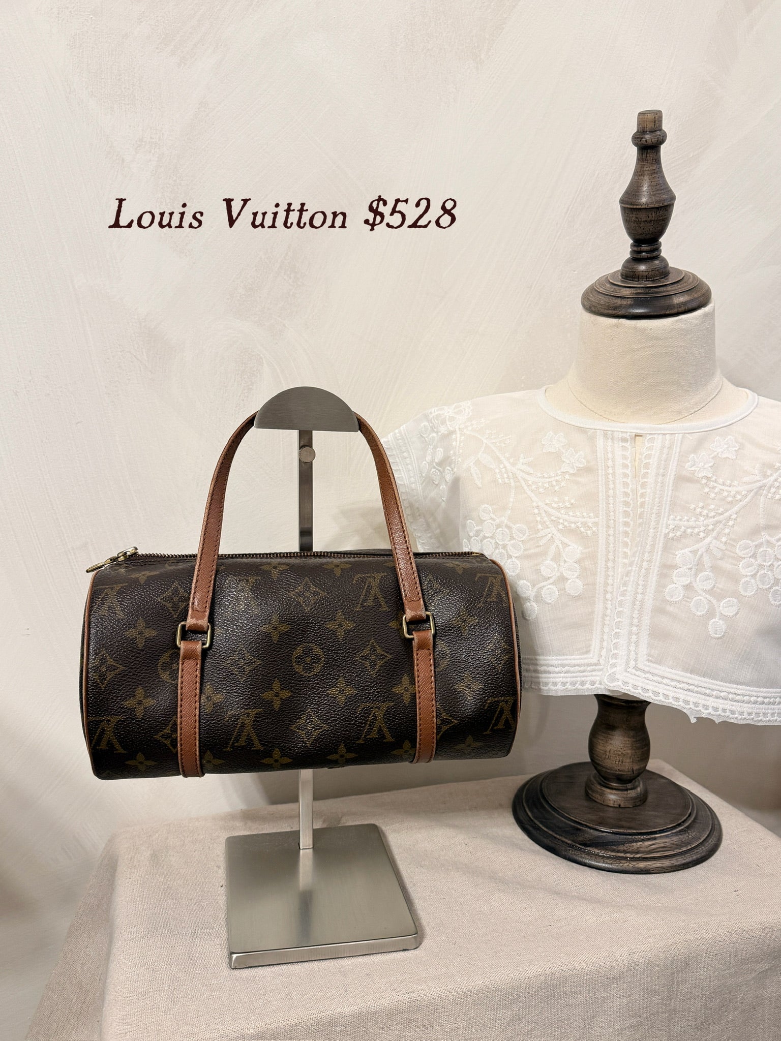Louis Vuitton Vintage Espresso Bag