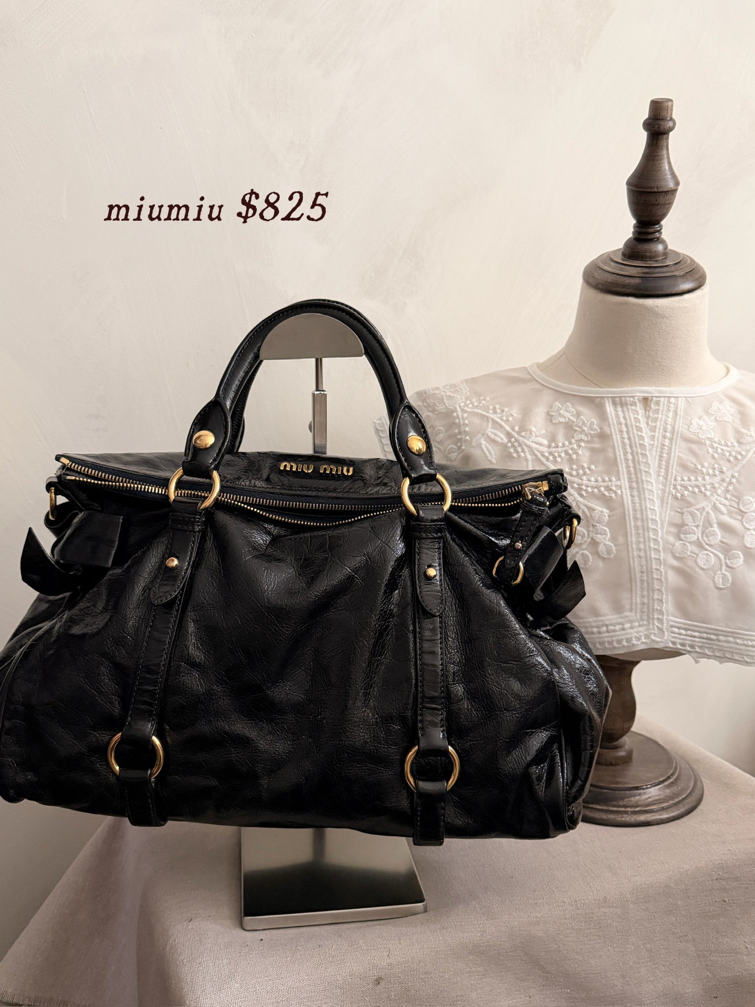 MiuMiu Midnight Slouchy Muse
