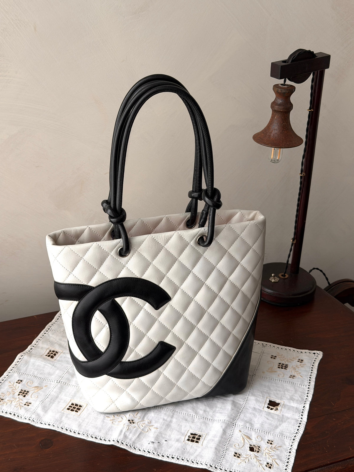 Chanel Ivory Coco Bag