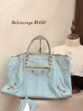 Balenciaga Blue Macaron Bag