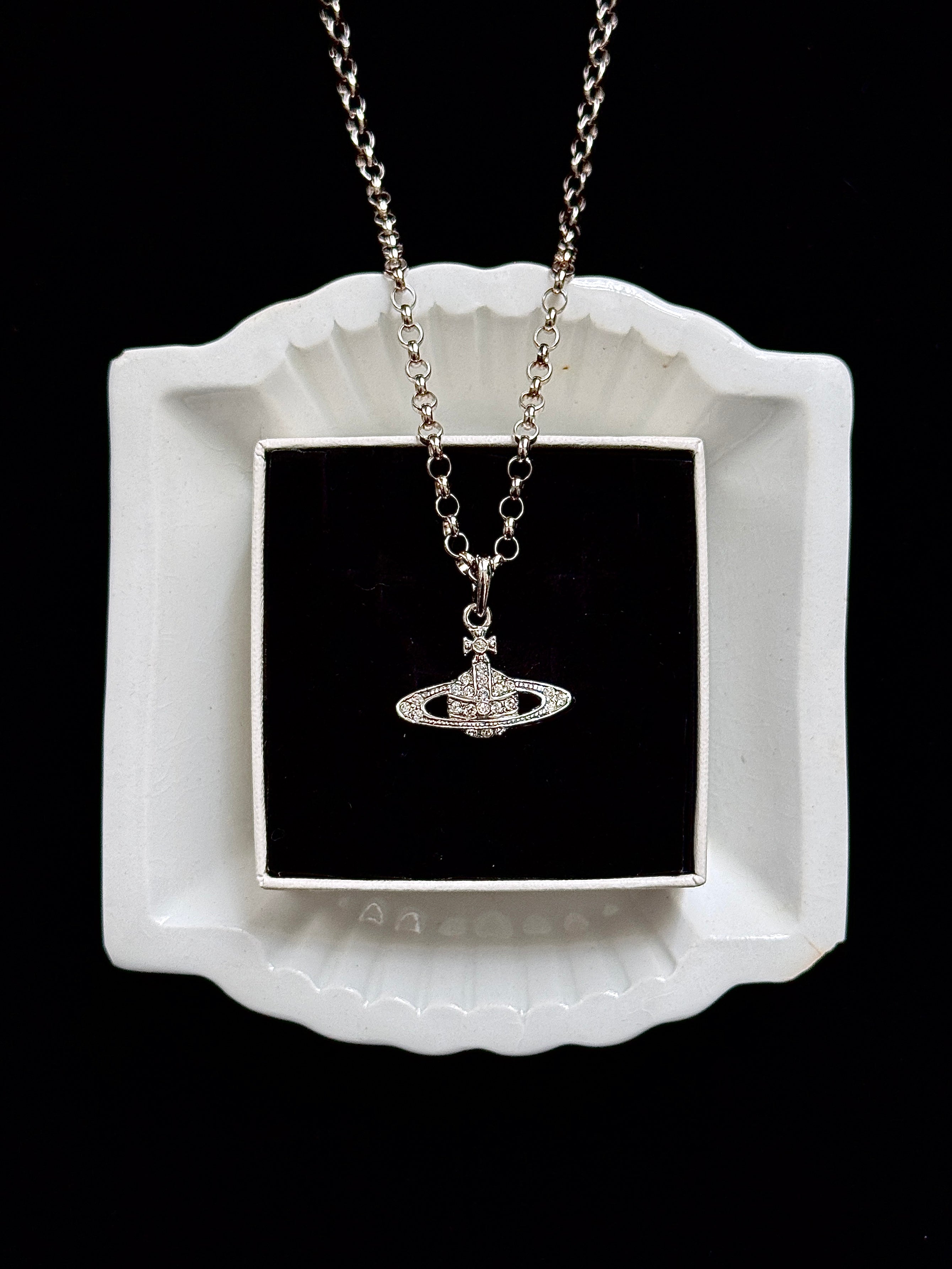 Vivienne Westwood Silver Saturn