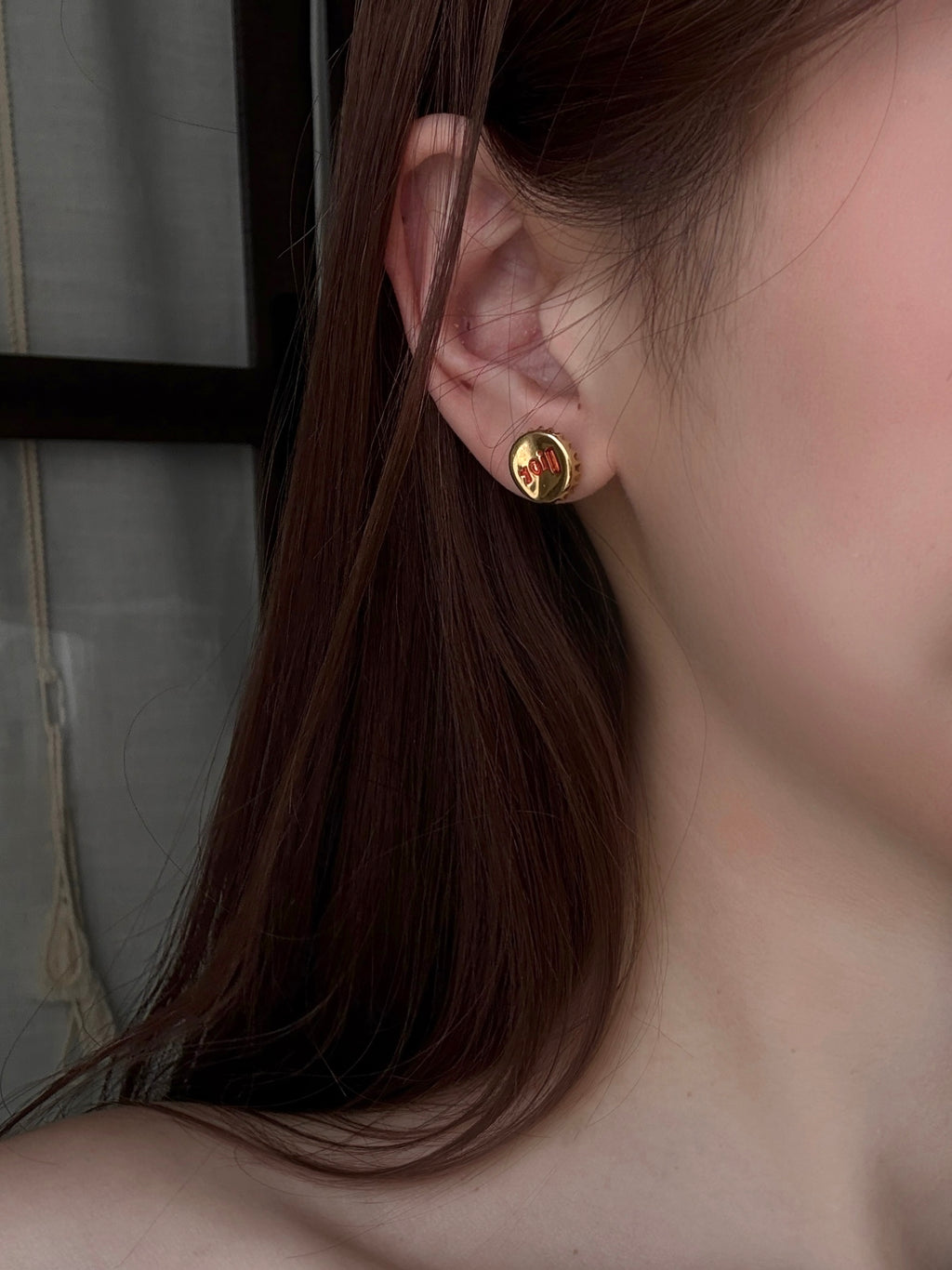 Dior Rouge Studs