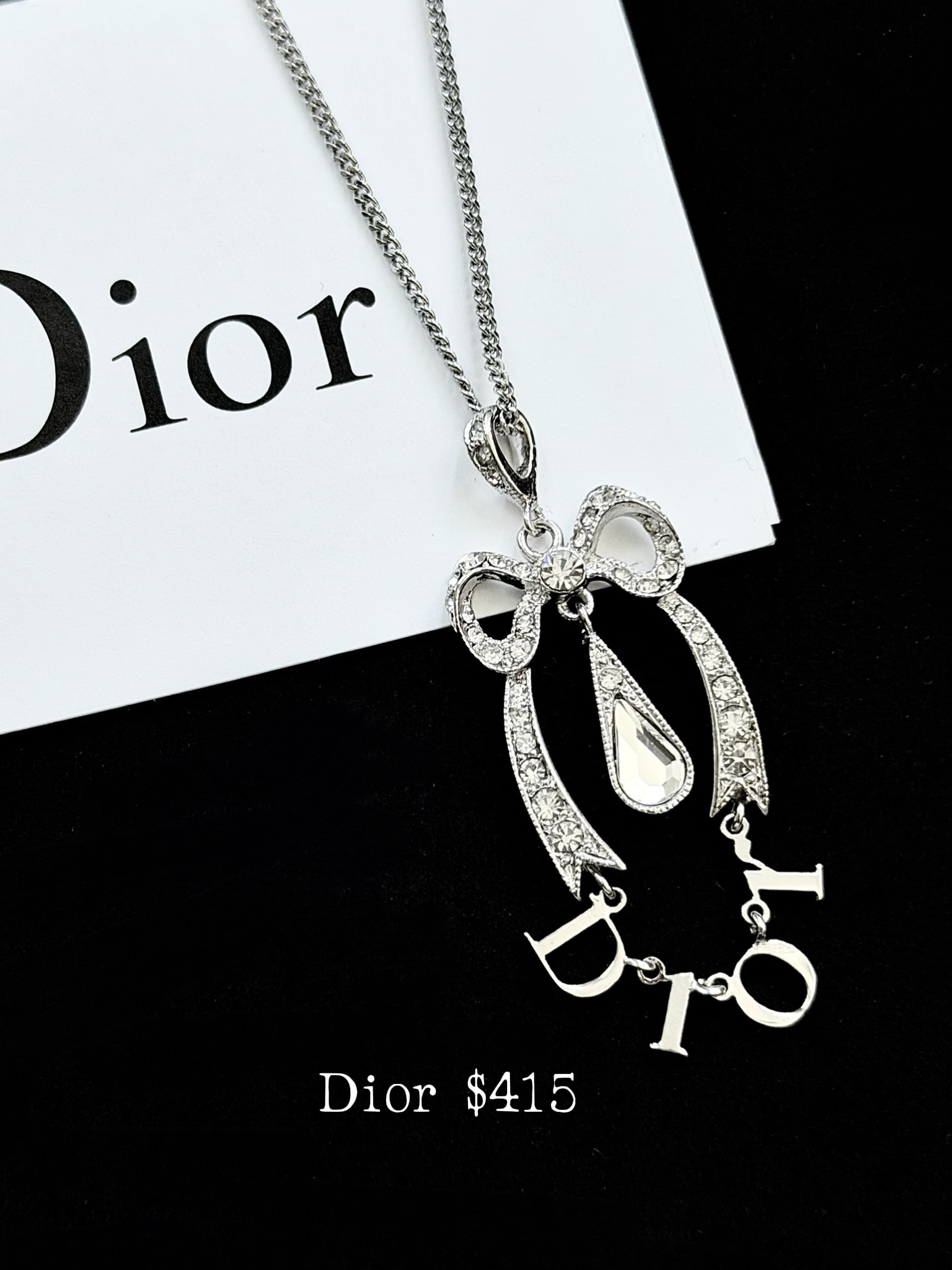 Dior Ribbon Necklace