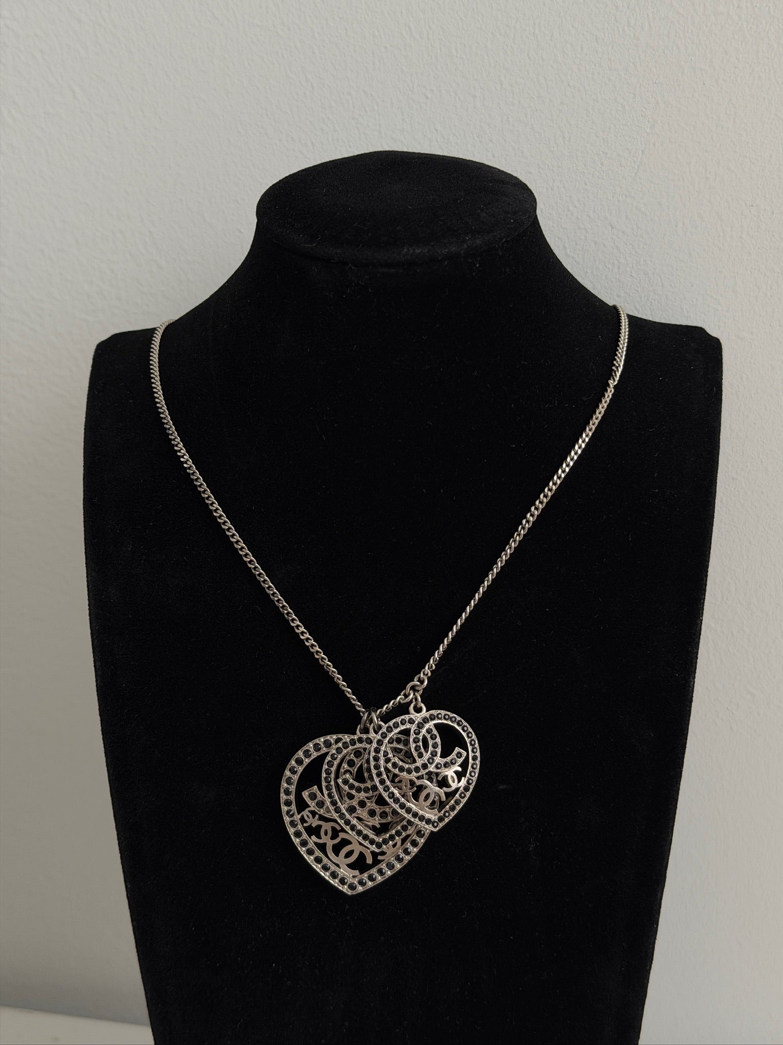 Chanel Heart Drop Necklace