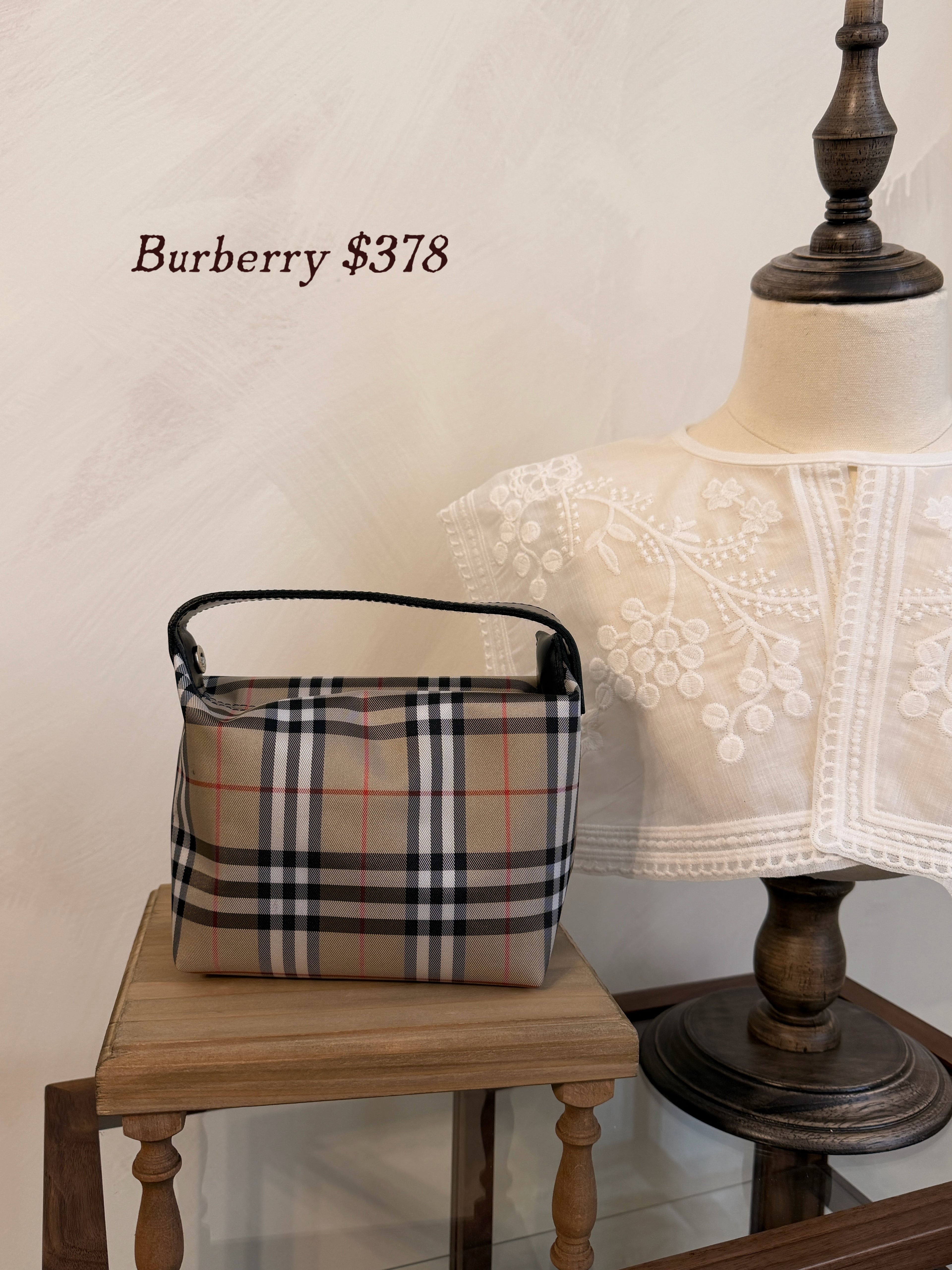 Burberry Mini Check Tote