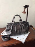 MiuMiu Grey Leather Bag
