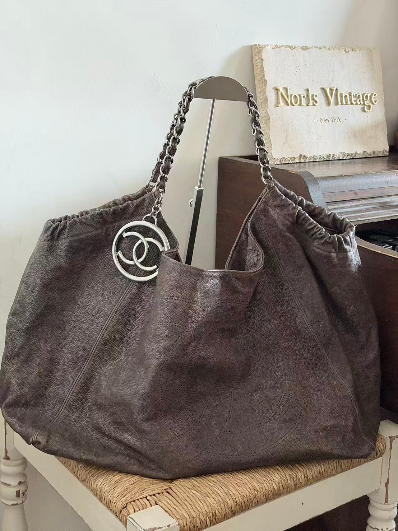 Chanel Chocolate Hobo