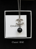 Chanel Black Pearl Necklace