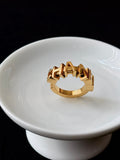 Chanel Lettre Dorée Bague - US 7