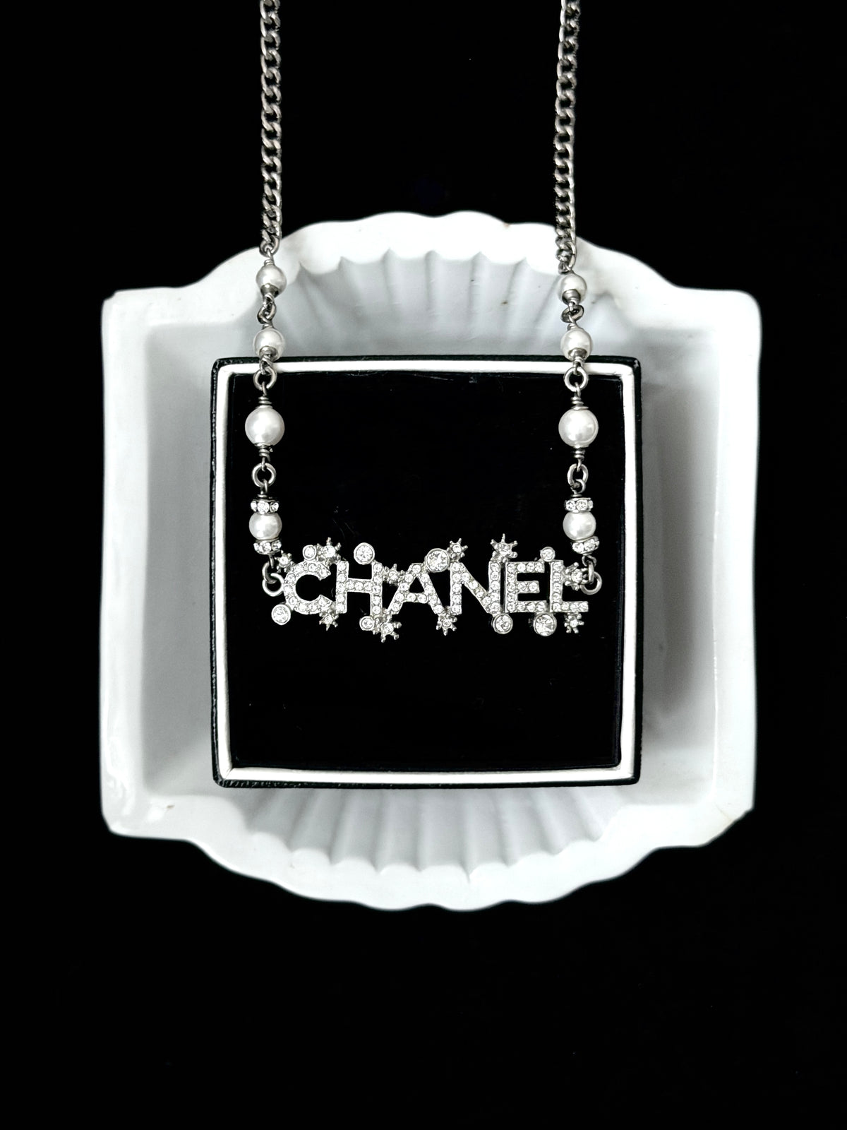 Chanel Crystal Logo