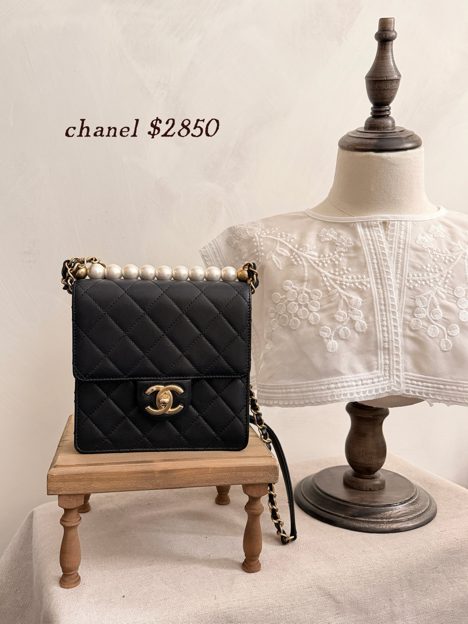 Chanel Pearl Icon Flap