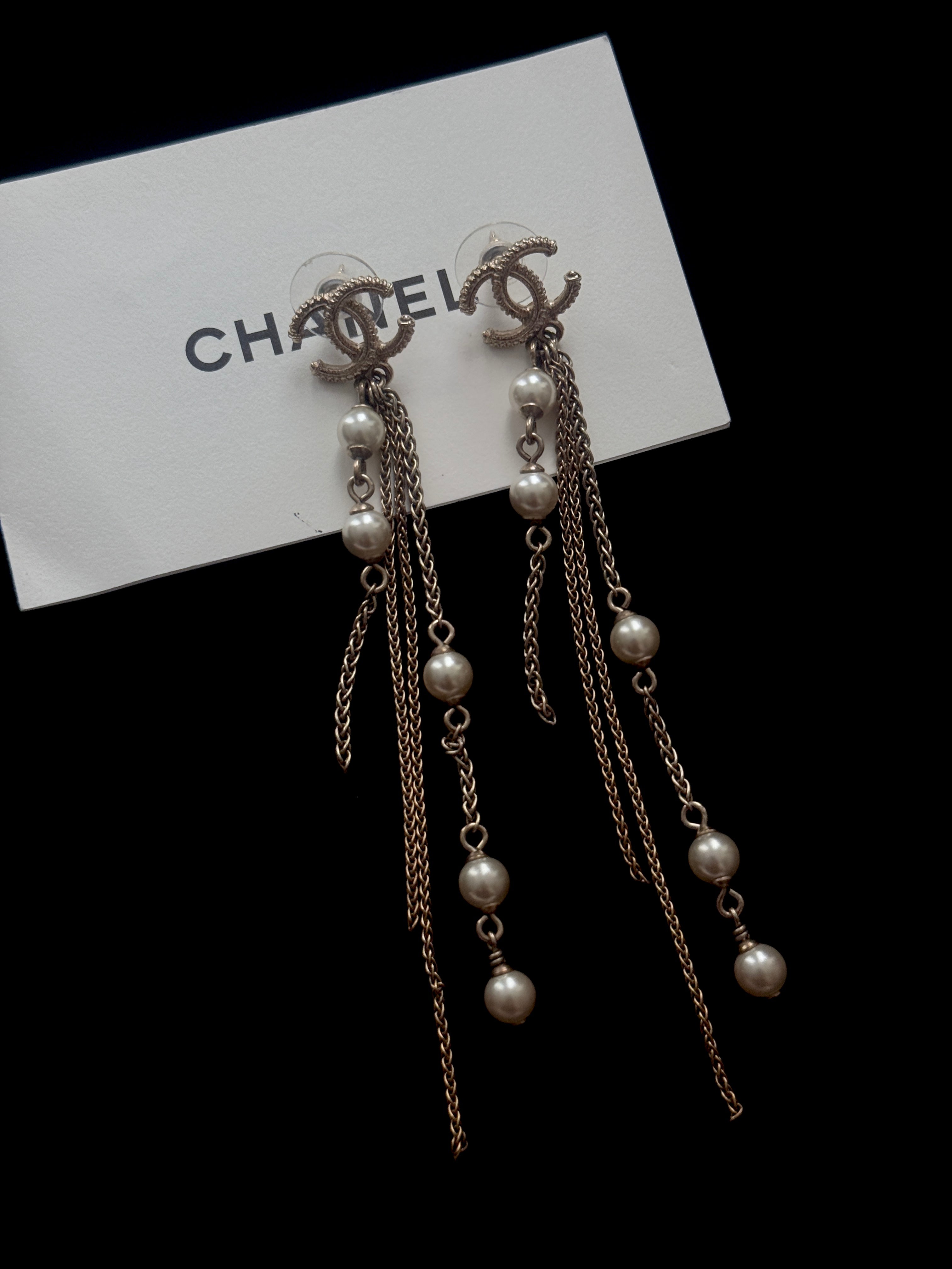 Chanel Pearl Fringe Coco