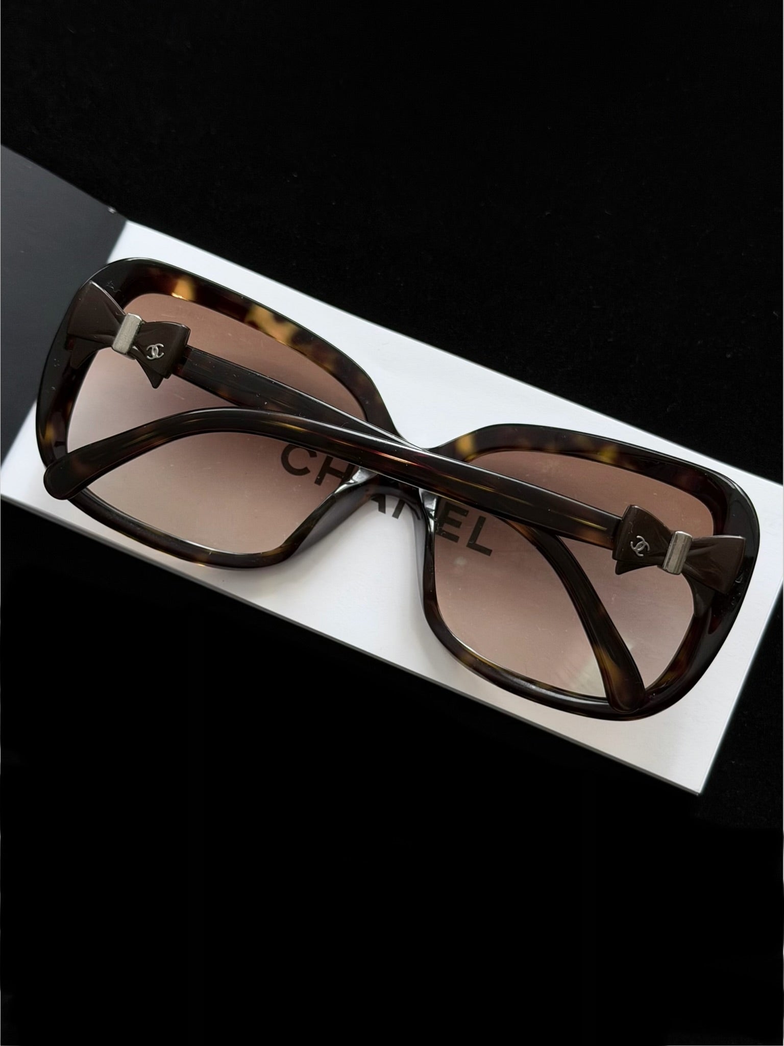 Chanel Tortoise Bow