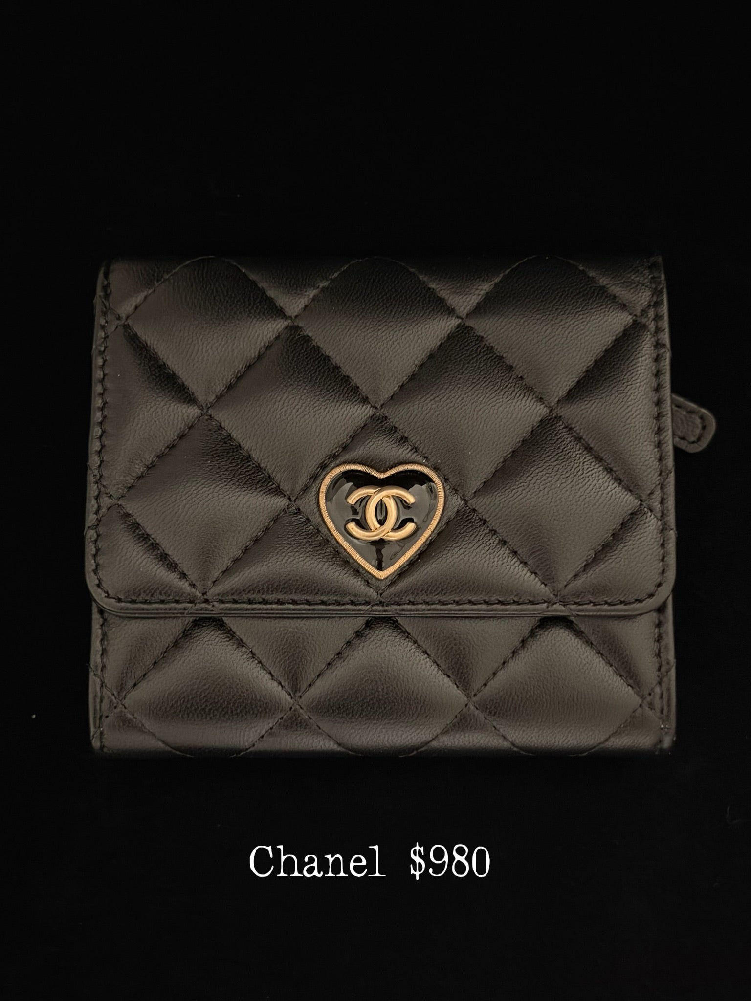Chanel Heart Classic Wallet