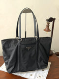 Prada Black Nylon Tote
