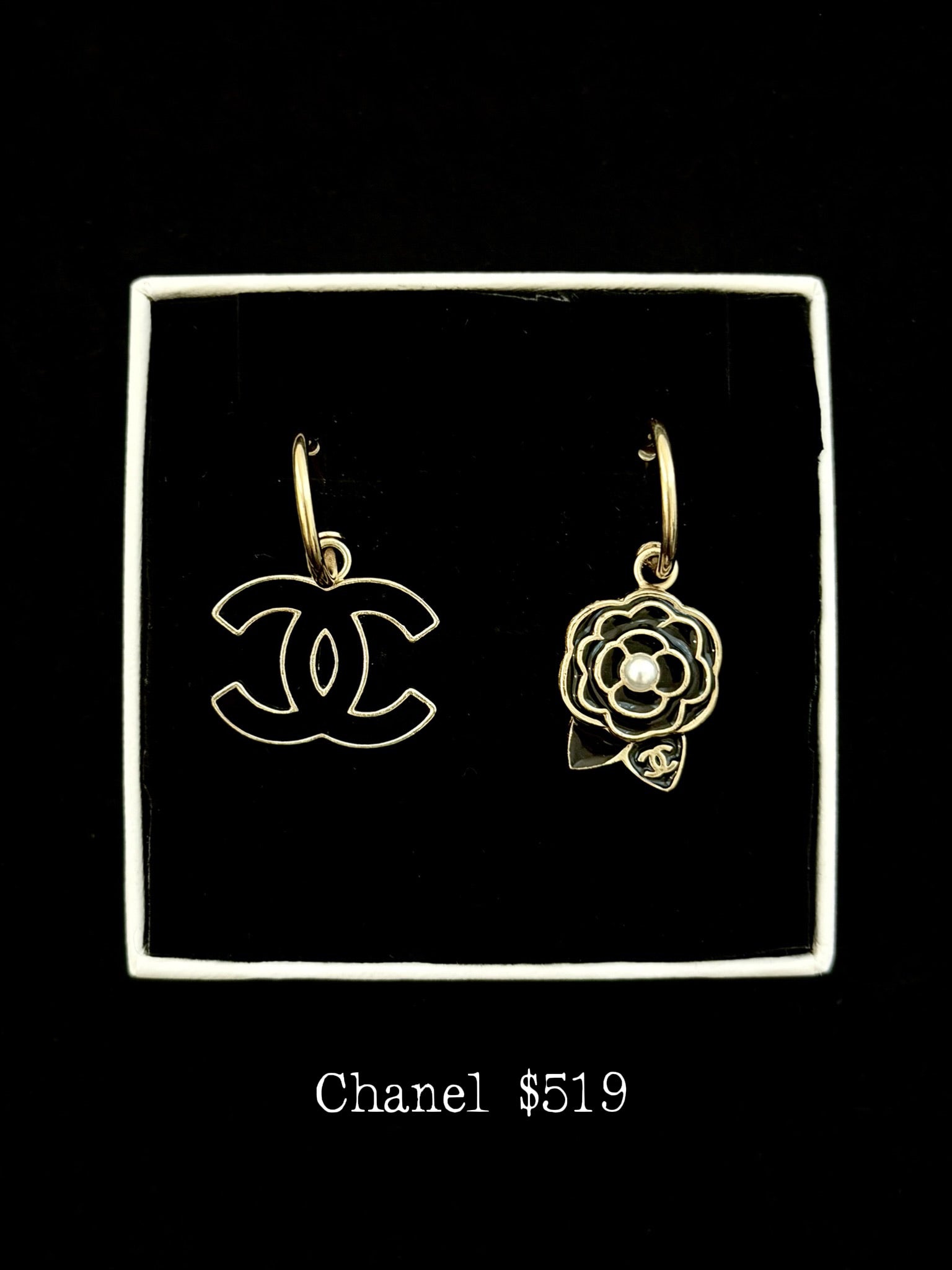 Chanel Camellia Twin Charm