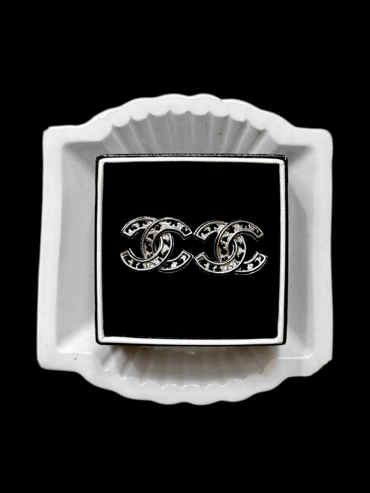 Chanel Dentelle Argent - Clip