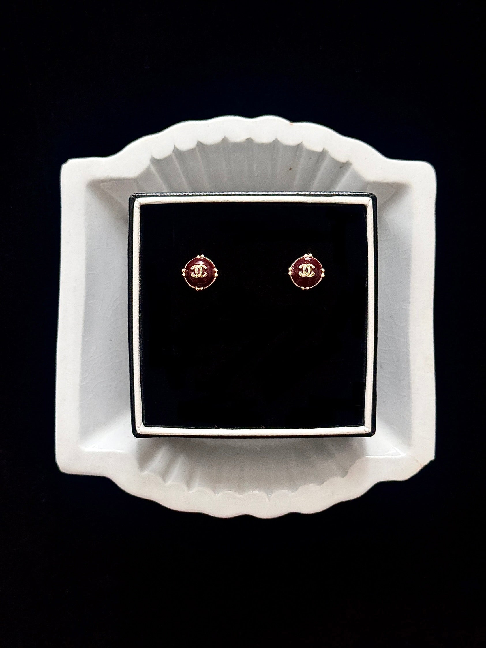 Chanel Burgundy Medallion