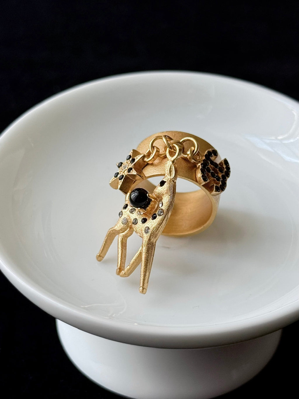 Chanel Faon Bijou Bague - US 6.5