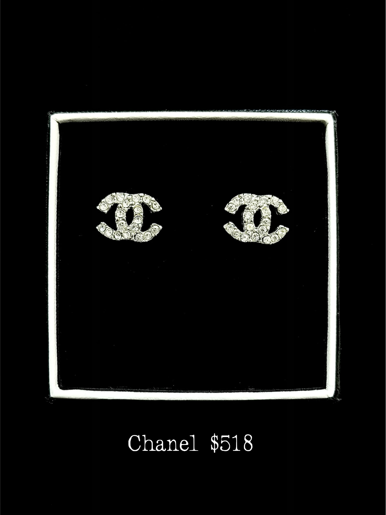 Chanel CC Studs