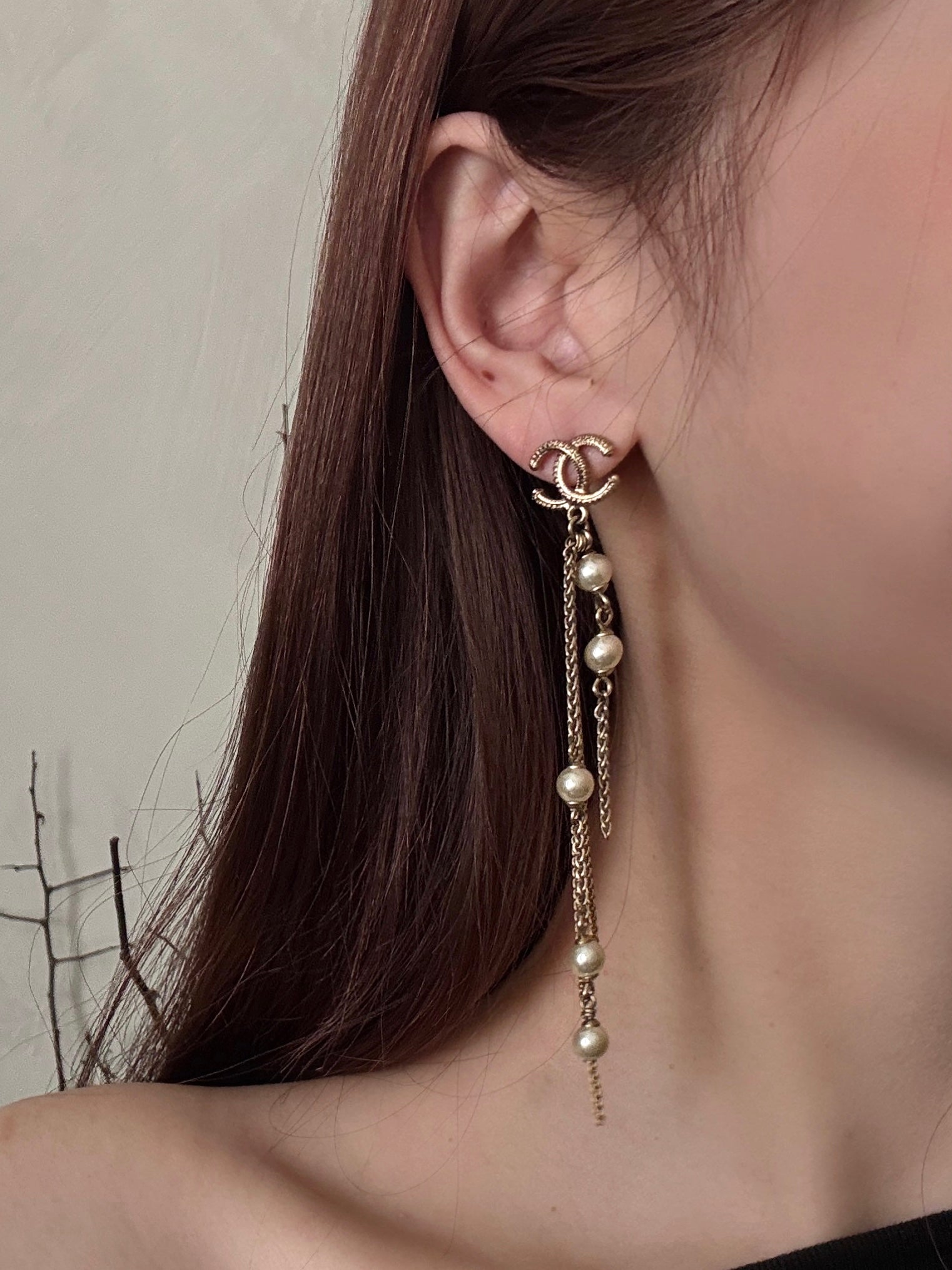 Chanel Pearl Fringe Coco