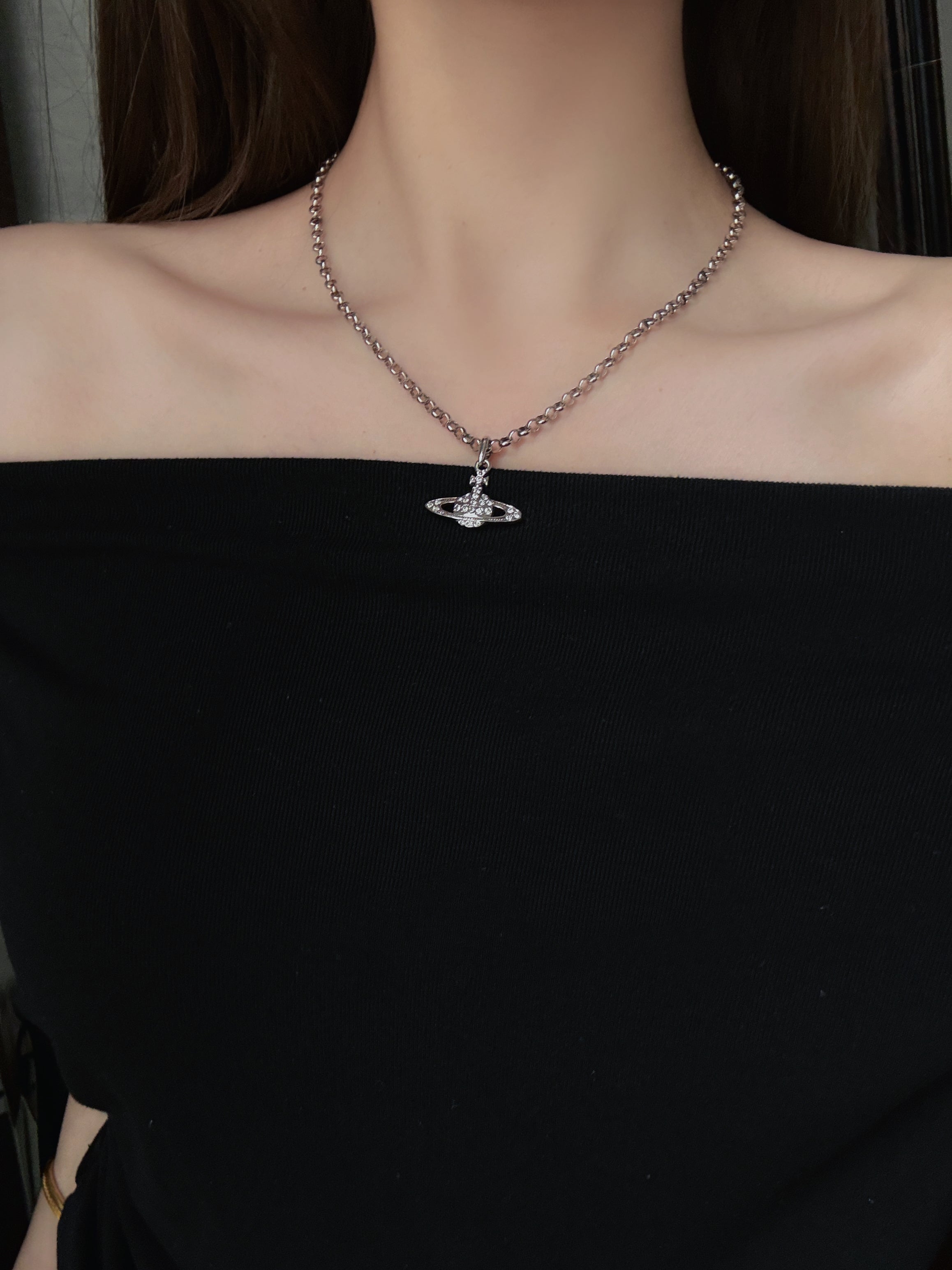 Vivienne Westwood Silver Saturn