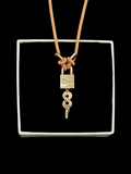 Dior Lock Key Necklace