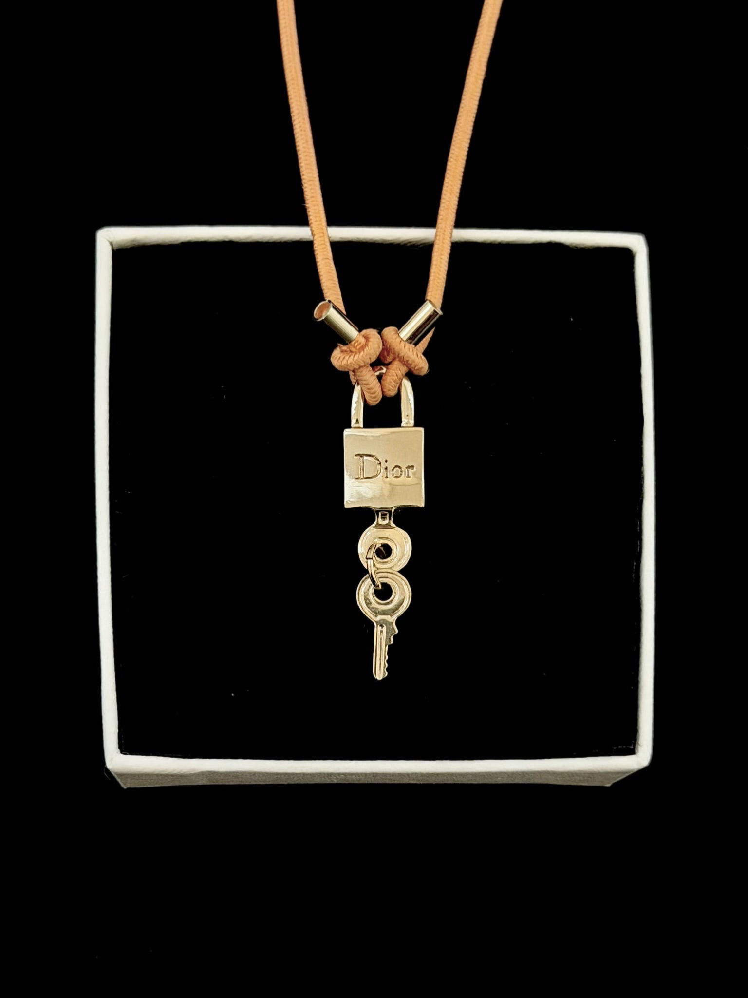 Dior Lock Key Necklace