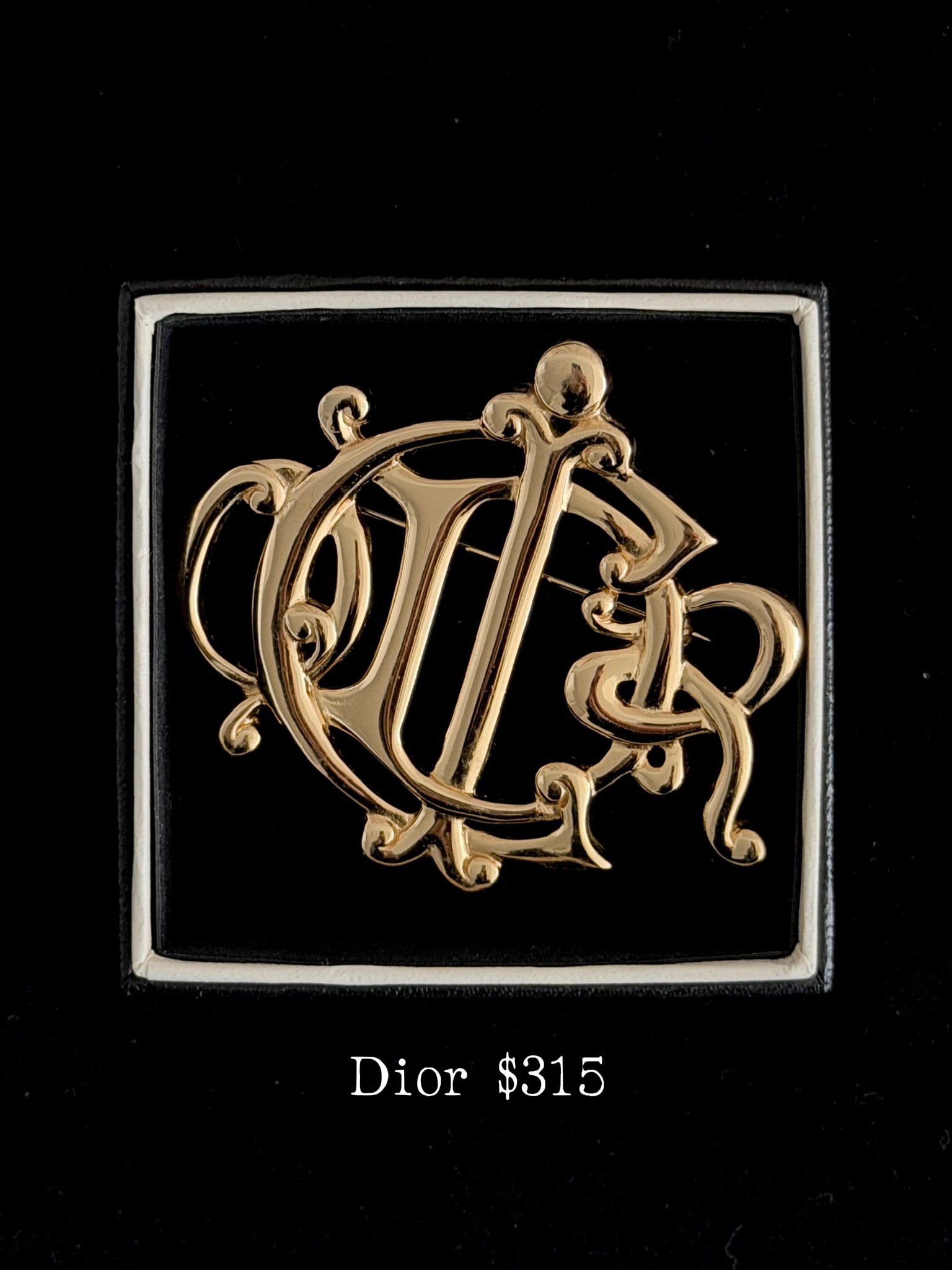 Dior Royal Crest Brooch