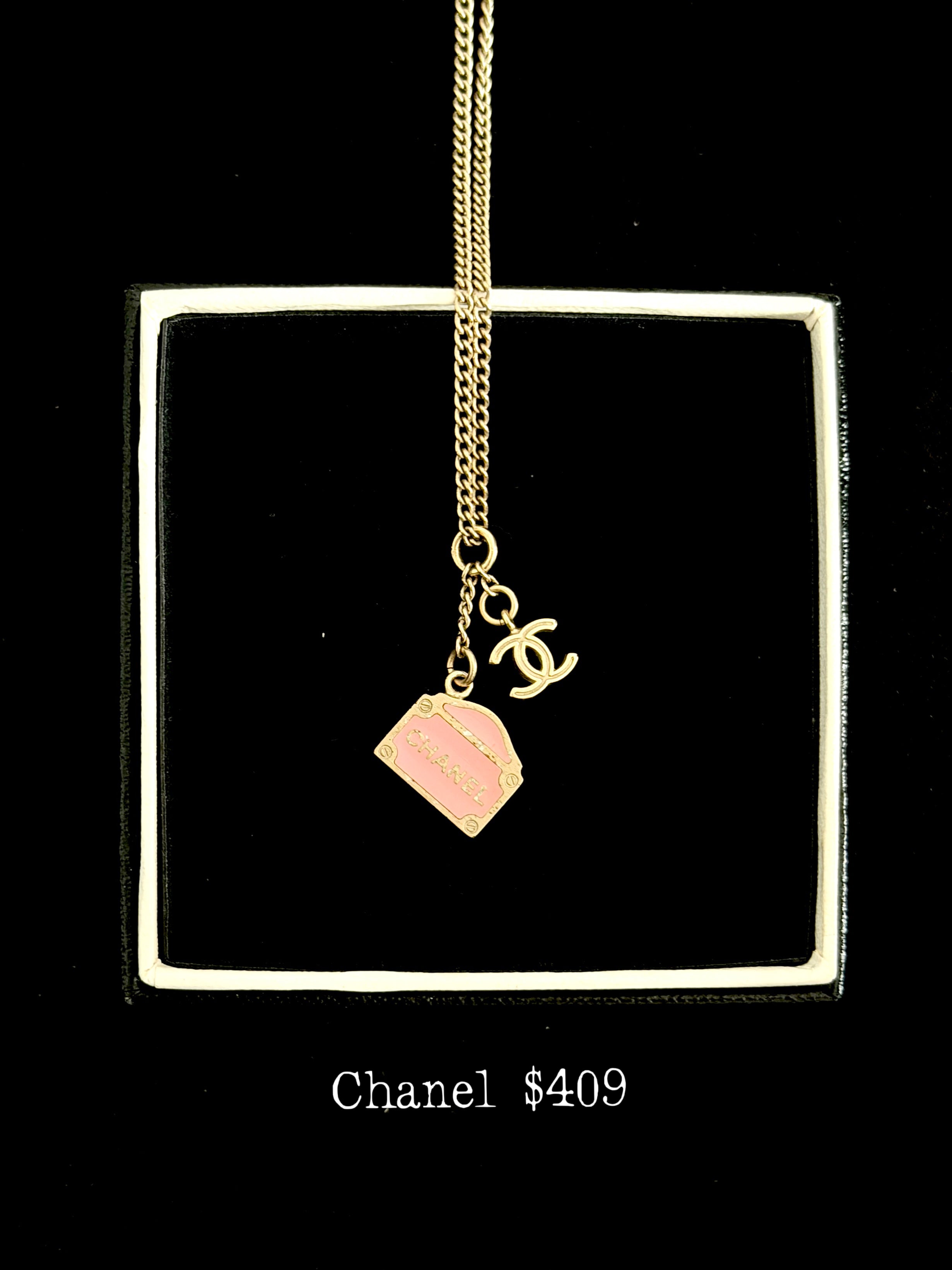 Chanel Pink Luggage Tag
